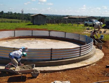 Reservatório de água em Juruena MT