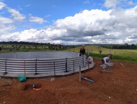 Reservatório de água em Juruena MT